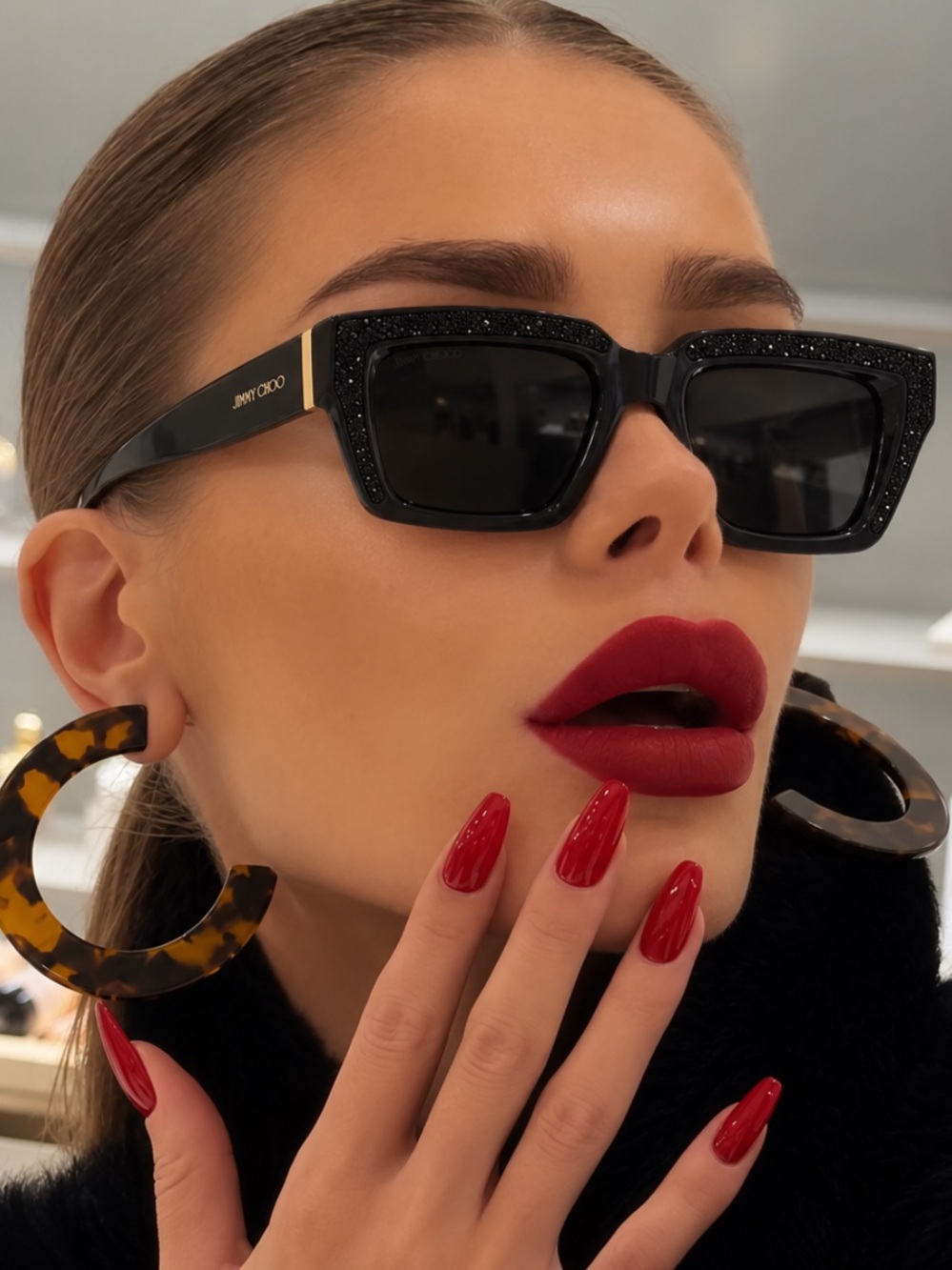 Jimmy Choo Sunglasses, New 240